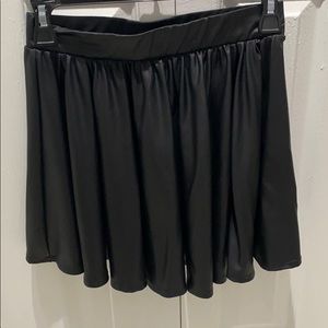 Leather skirt